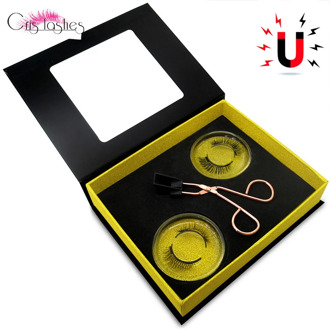 Crislashes Magnetic Eyelashes Curler 1pc Professional Eyelash Clip New Dual Magnets Eye Lashes Tweezers Beauty Make Up Tools