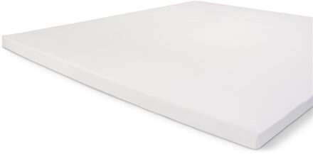 Crispy Cotton Topper Hoeslaken 180 x 200 cm Wit
