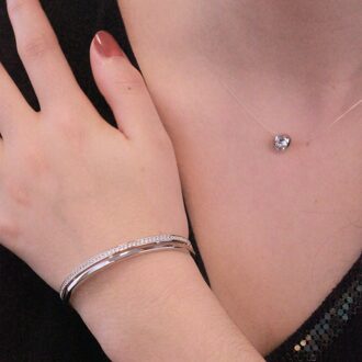 Criss Armbanden - Zilver en Kristal - One Size