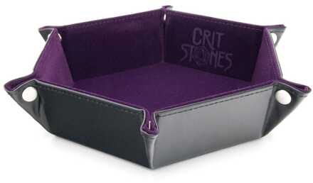 CritStones Folding Dice Tray Purple