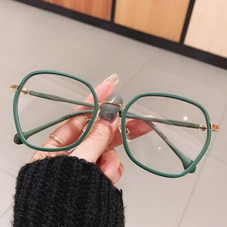 Crixalis Blauw Licht Blokkeren Bril Vrouwen 7 Kleuren Ronde Dioptrie Lezen Bijziendheid Decoratieve Brillen Frame Voor Vrouwelijke UV400 C2Green
