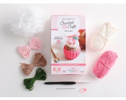 Crochet Cafe Amigurumi Kit Cupcake - Crochet Cafe Amigurumi Kits - Better Day Books