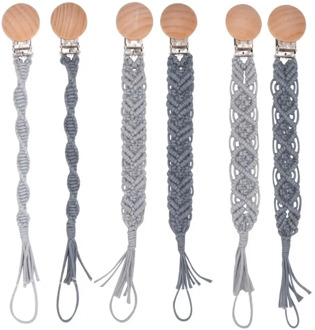 Crochet Pacifier Clip Baby Cotton Pacifier Chain for Newborn Teething Soother Chew Dummy Clips Handmade