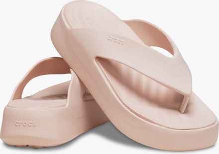 Crocs 209410-6UR GETAWAY PLATFORM FLIP Dames Teenslippers Quartz Roze - EU 42 / UK 8