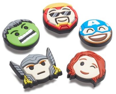 Crocs 5 stuks Jibbitz Avengers Emojis * Actie * Versch.kleure/Patroon - One Size