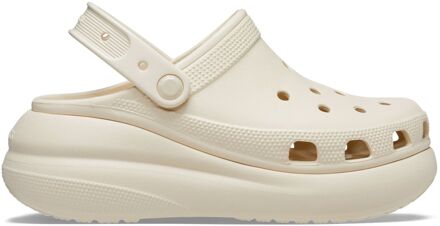 Crocs Beige Platform Klomp met Croslite Materiaal Crocs , Beige , Dames - 39 EU