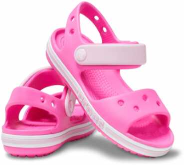 Crocs Boy's Crocs Junior Bayaband Sandal in olive - maat Roze