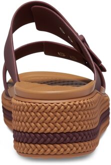 Crocs Brookly Gesp Laag Wig Geel - EU 40.5 / UK 7