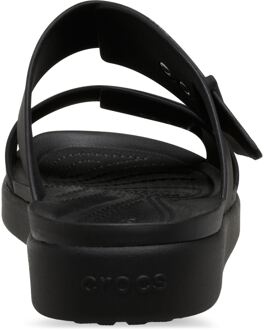 Crocs Brooklyn Buckle Dames Zwarte Sandalen - EU 37 / UK 4