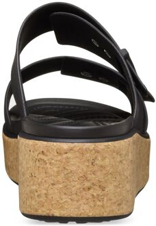 Crocs Brooklyn Buckle Dames Zwarte Sandalen - EU 40.5 / UK 7