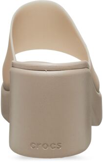 Crocs Brooklyn Slide Heel Dames Taupe Sandalen - EU 40.5 / UK 7