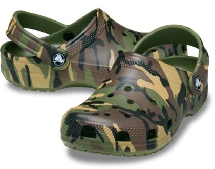 Crocs Classic Camo Clog Kids Versch.kleure/Patroon,Groen,Bruin - US C11 (EU 28-29),US C12 (EU 29-30),US C13 (EU 30-31),US J1 (EU 32-33),US J2 (EU 33-34),US J3 (EU 34-35)