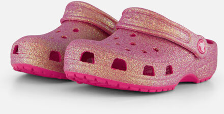 Crocs Classic Clogs Glitter Slippers roze Rubber - 30/31,32/33,33/34,34/35