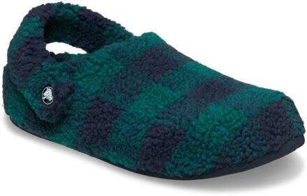 Crocs Classic Cozzzy Polyester Heren Hosta/Navy Slippers Veelkleurig