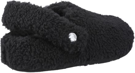 Crocs Classic Cozzzy Polyester Zwarte Slippers - EU 47.5 / UK 12