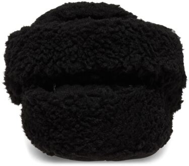 Crocs Classic Cozzzy Slipper Polyester Dames Zwarte Slippers