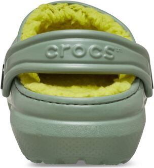 Crocs Classic Gevoerde Thermoplastische Kinderen Mos Clogs Groen - EU 42 / UK 8