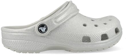 Crocs Classic Glitter Clog Unisex Kids 206993-0IC Zilver maat Silver