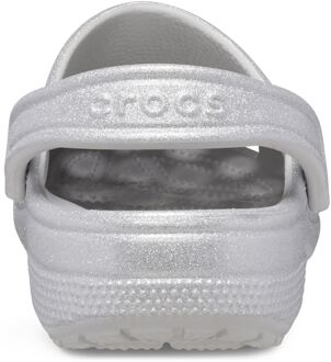 Crocs Classic Glitter Thermoplastische Veiligheidsklompen Zilver - EU 39/ UK 6