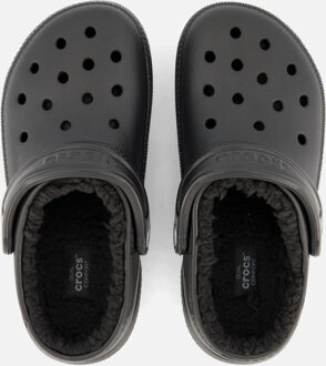 Crocs Classic Lined - Sportieve slippers - Heren - Maat 43-44 - Zwart - 060 -Black/Black