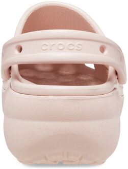 Crocs Classic Platform Clog Dames Quartz Klompen Naturel