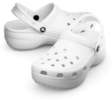 Crocs Classic Platform Clog Wit,Beige - US W6 (EU 36-37),US W7 (EU 37-38),US W9 (EU 39-40),US W10 (EU 41-42)