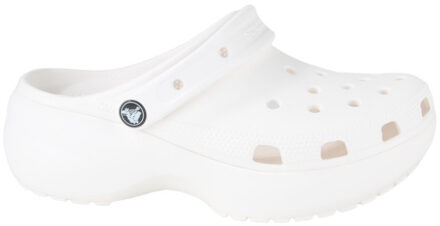 Crocs Classic Platform Instappers Dames wit - 37-38