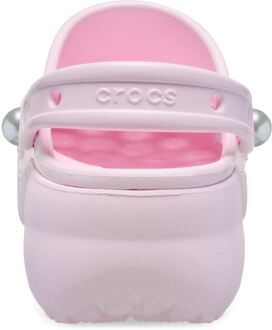 Crocs Classic Platform Thermoplastische Roze Klompen Voor Dames