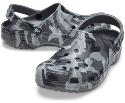Crocs Classic Printed Camo Clog Grijs,Versch.kleure/Patroon,Groen,Bruin - US M5/W7 (EU 37-38),US M6/W8 (EU 38-39)