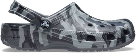 Crocs Classic Printed Camo Instapper Senior donker grijs - grijs - 38-39