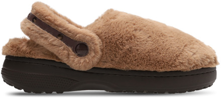 Crocs Classic Slippers en Sandalen Dames - Bruin - Maat 38-39 - Plastic Brown