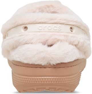 Crocs Classic Unfurgettable Polyester Dames Kwarts Klompen Naturel