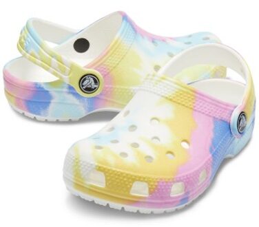 Crocs Clog Tie Dye Toddler Wit,Versch.kleure/Patroon,Roze - US C6 (EU 22-23)