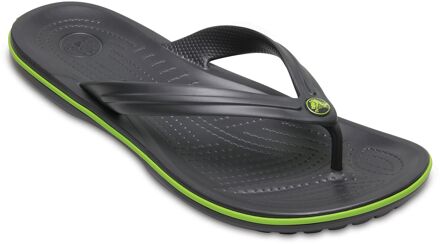 Crocs Crocband Flip slippers Slippers - Maat 42/43 - Unisex - grijs/groen