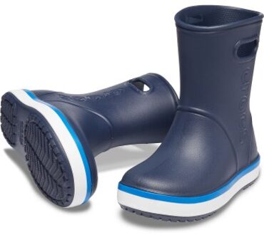 Crocs Crocband Kids Rain Boot Roze,Blauw - US C8 (EU 24-25),US J2 (EU 33-34)