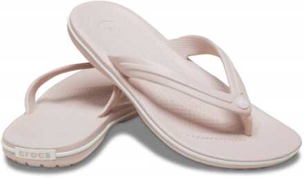 Crocs Crocbrand teenslipper voor heren in Off White - maat Gebroken wit