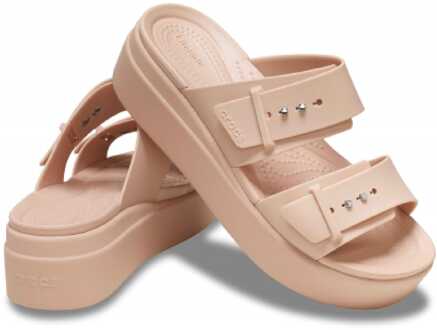 Crocs Damessandaal Crocs Brooklyn Buckle Sandaal in Roze - EU 36 / UK 3