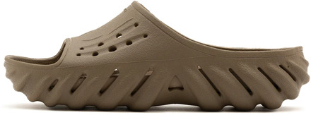 Crocs Echo Slide Sandalen Crocs , Brown , Dames - 37 Eu,38 EU