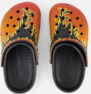 Crocs Graphic Flames Clogs Slippers zwart Rubber - 27/28,21/22,22/23,23/24,24/25,25/26,29/30,29/30,30/31,32/33