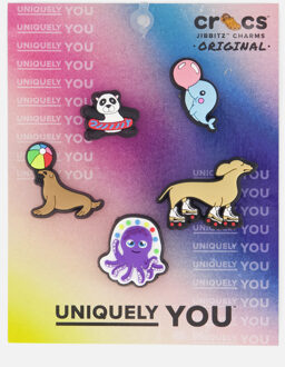 Crocs Jibbitz Fun Animal 5-pack Combinatie - 1