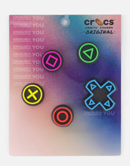 Crocs Jibbitz Game Controller 5-pack Rubber Combinatie - 1