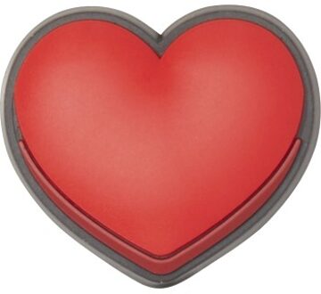 Crocs Jibbitz Heart * Actie * Rood - One Size