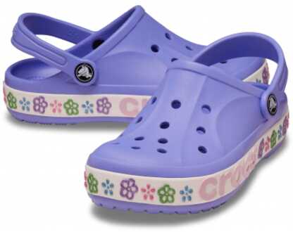 Crocs Jongensklomp Crocs Junior Bayaband Flower Band in Violet - EU 32 / UK 13