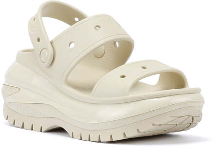 Crocs Klassiek Mega Crush Damessandalen in Been Beige - EU 39/ UK 6