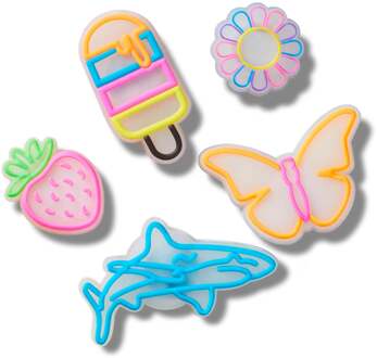 Crocs Lights Up Summer Sonstiges Verpakking 5 stuks Unisex turkoois - nosize