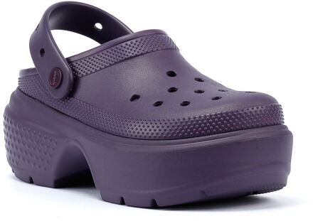 Crocs Stomp damesklompen donker Iris Paars - EU 39/ UK 6