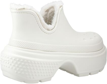 Crocs Stomp Shorty Dames Linnen Laarzen Van Thermoplastisch Materiaal - maat Wit