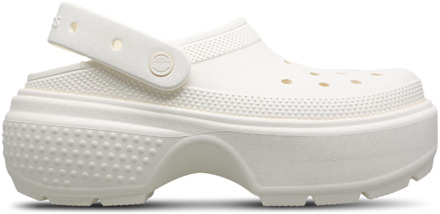 Crocs Stomp Slippers en Sandalen Dames - Wit - Maat 41-42 - Thermoplastische White