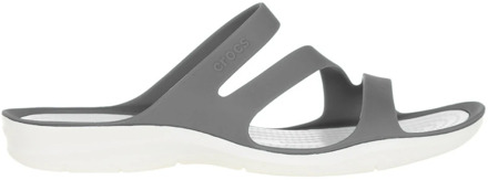 Crocs Swiftwater slippers antraciet Grijs - 36