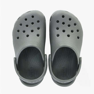 Crocs Toddler Classic Croslite Rubber Leigrijs Loafers - EU 38 / UK 5